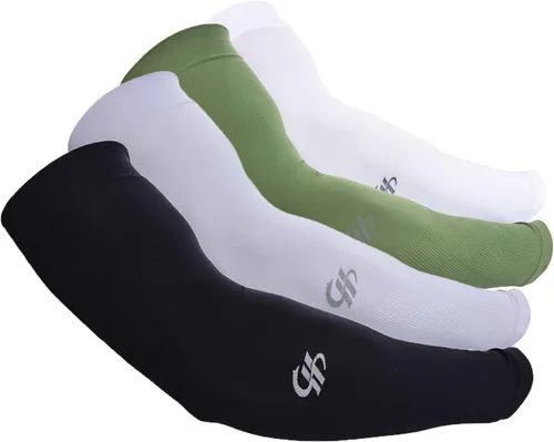 Miniatura 10 de Mangas de refrigeración para brazos con protección solar UV UPF 50+, 4 pares para hombres y mujeres, ciclismo, golf, deportes al aire libre