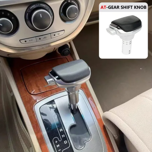 Miniatura 9 de Pomo de palanca de cambios, pomo de cambio compatible con la mayoría de coches manuales y automáticos, camiones, SUV M8 M10 M12 (Cuero Negro)