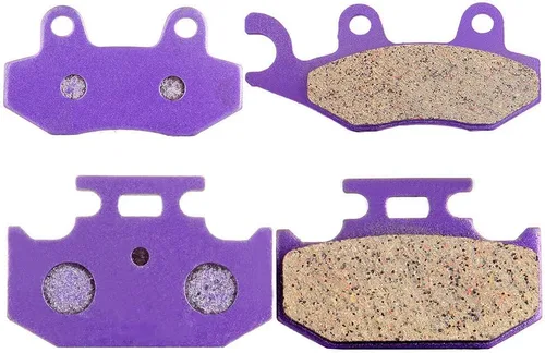Miniatura 6 de SCITOO FA135, FA152 Pastillas de freno para Kawasaki KDX200 1993-1994 pastillas de freno delanteras y traseras de fibra de carbono
