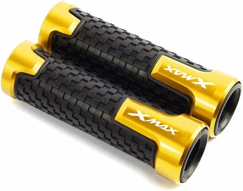 Motorcycle Handlebar Motorcycle Knobs Anti-Skid Scooter Handle Grips 22mm Bar Hand Handlebar for Yamaha Xmax 125 250 300 400 X-MAX 2017-2020 Gold