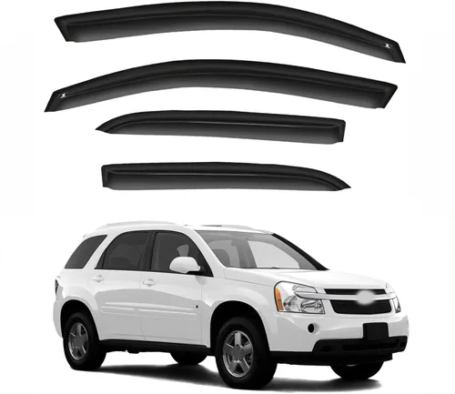Viseras de Ventana Protectoras contra Humo/Sol/Lluvia Compatibles con Chevy Equinox/Pontiac Torrent 2006-2009 Deflector de Viento 94319