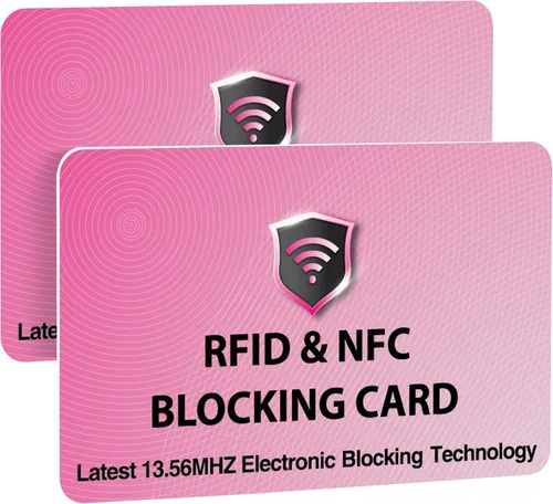 Miniatura 8 de SaiTech IT Paquete de 5 Tarjetas de Bloqueo RFID, Una Tarjeta Protege Toda la Billetera y Cartera, Protector de Tarjetas de Débito y Crédito