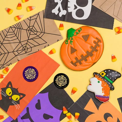 Miniatura 4 de CRASPIRE Sello de Cera Feliz Halloween Sello de Murciélago Sellos de Cera Selladora Araña 30mm Retro Vintage Cabeza de Sello de Latón Removible