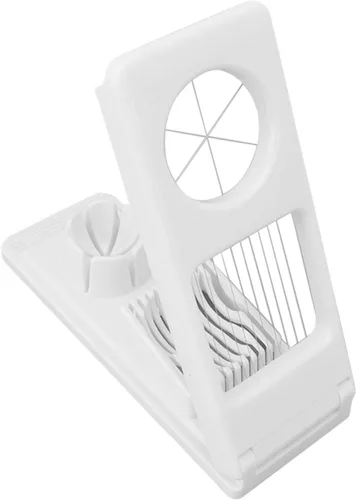 Cortador de huevos, 2 en 1, cortador de plátano de frutas pequeñas, cortador de huevos de fresa, herramienta de barra de cocina para el hogar,