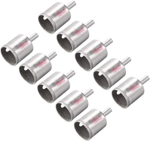 Miniatura 9 de uxcell Brocas de diamante de 0.157 in, sierras de agujero para azulejos de vidrio, porcelana, mármol, botellas de cerámica, ollas de ladrillo