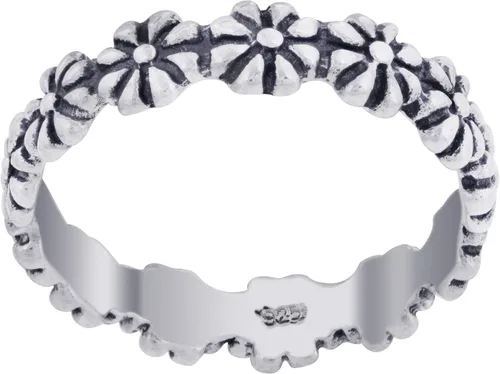 Miniatura 2 de Gem Avenue Anillo de plata de ley con margaritas