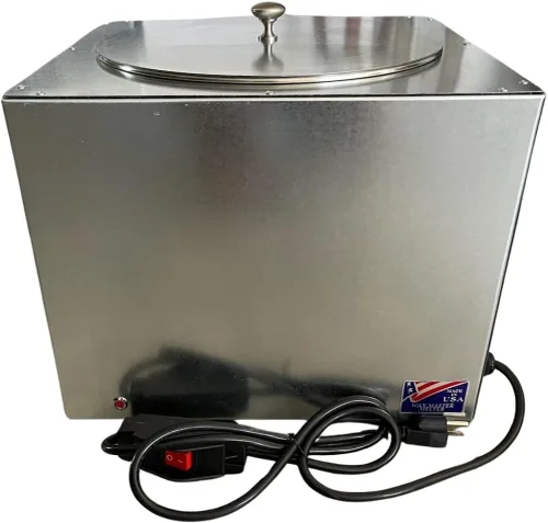 Miniatura 2 de Derretidor de cera para hacer velas, tanque de acero inoxidable para fusión de cera de 3.25 galones de capacidad o aproximadamente 27 libras de cera