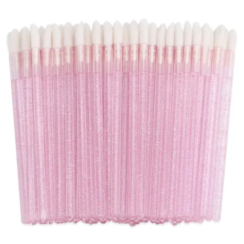 Miniatura 11 de 100pcs desechable Lip Gloss Aplicadores Lipstick wands Kits de Herramienta