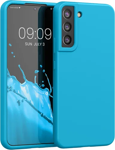 Miniatura 114 de kwmobile Funda compatible con Samsung Galaxy S22 - Funda de silicona TPU con acabado suave - Blue Reef