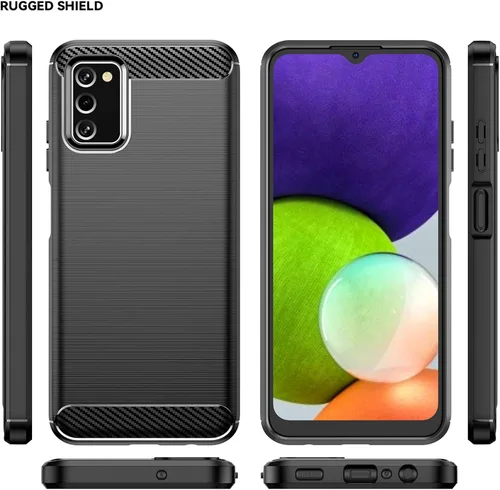 Miniatura 3 de M MAIKEZI Funda para Samsung A03S, Galaxy A03S con protector de pantalla HD, absorción de golpes flexible de TPU parachoques de goma suave