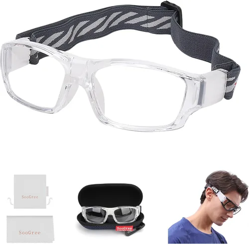 Miniatura 22 de SooGree Sports Goggles Racquetball Glassess Basketball Football Soccer Goggles for Men & Women Adjustable Strap