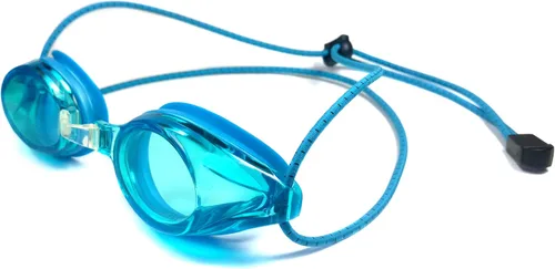Gafas de natación anti niebla con correa elástica de ajuste rápido Azul
