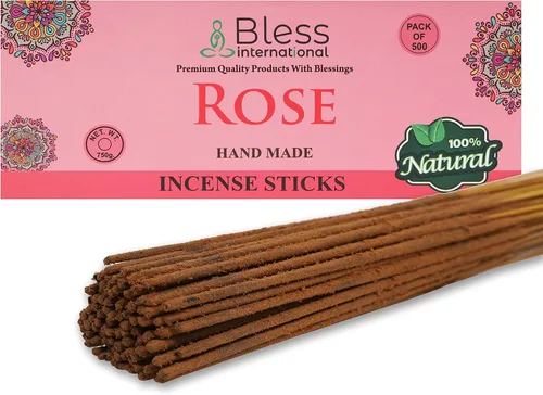 Miniatura 45 de Bless International varillas de incienso 100 % natural hechas a mano, sumergidas a mano, el mejor aroma Incienso y mirra