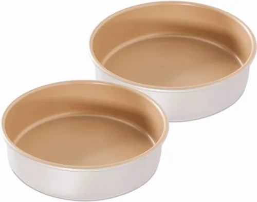 Miniatura 4 de Nordic Ware Naturals - Molde redondo antiadherente para tartas, 8 pulgadas