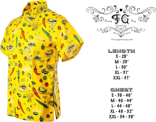 Miniatura 5 de Funny Guy Mugs Camisa de manga corta con botones y estampado hawaiano para hombre