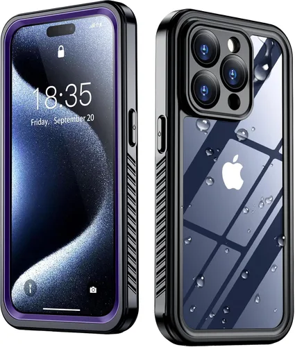 Miniatura 47 de SPIDERCASE Solo diseñada para el iPhone 13 Pro Max, funda impermeable, lente incorporada y protector de pantalla, protección completa de alta