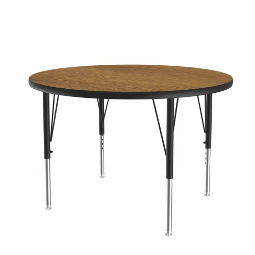 Miniatura 65 de Correll Mesa de Actividades Rectangular para Aula de 24"x36", Altura Ajustable (19"-29"), Granito Negro Laminado Térmico Fusionado Duradero