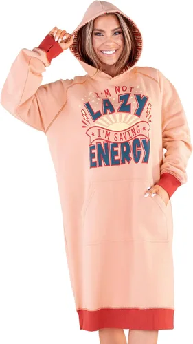 Miniatura 149 de Lazy One Sudadera con capucha de gran tamaño, ropa de dormir cómoda, vestido de suéter para mujer