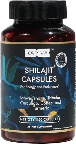 Miniatura 9 de Kapiva Resina de Shilajit 100% Auténtica del Himalaya (30gmx2), Alta Potencia para Hombres y Mujeres Más de 80 Minerales Traza, Hasta 70% de Ácido
