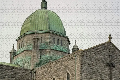 Ireland Galway Cathedral Puzzle para adultos 1000 piezas de madera regalo de viaje recuerdo