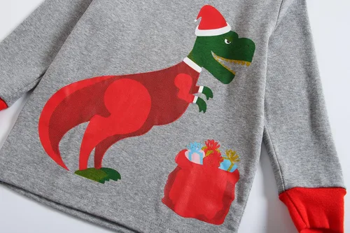 Miniatura 3 de Family Feeling - Conjunto de pijama de manga larga, diseño 100% de algodón, para niños pequeños