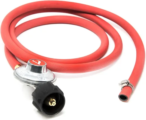 Gas One 2102 Nuevo y Mejorado Kit de Regulador de Propano de Baja Presión de 6 pies y Conexión de Manguera para la mayoría de Parrillas de Gas