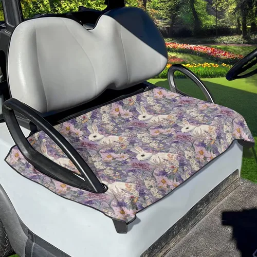 Miniatura 31 de Yewattles Universal personalizado carrito de golf cubierta de asiento de verano al aire libre Anti-caliente Club Coche Coche Manta Green Lawn Golf