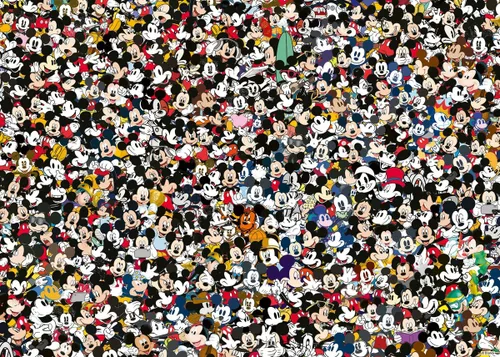 Ravensburger Disney 12000529 Rompecabezas de Mickey Mouse Challenge de 1000 piezas para adultos, herramientas hechas a mano, fabricado en Alemania,