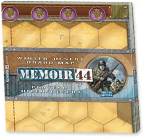 Memoir '44 - Expansión de mapa de invierno y desierto – ¡expande tus horizontes de campo de batalla! Juego de estrategia para niños y adultos, a