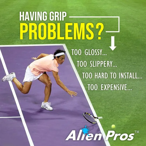 Miniatura 2 de Alien Pros - Cinta de agarre para raqueta de tenis (6, 12 o 60 agarres), agarre de tenis precortado y con sensación seca, cinta de agarre para blanco