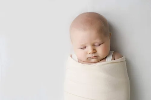 Miniatura 5 de Snuggle me Swaddle Manta de algodón orgánico, elástico suave, 47 x 47 pulgadas Natural