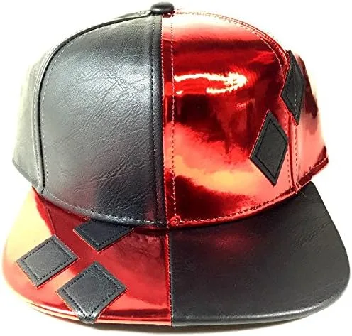 Miniatura 2 de DC Comics Harley Quinn Piel Sintética Suit Up Snapback Sombrero