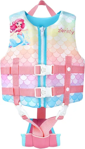 Miniatura 9 de Zeraty - Chaleco de natación para niños de neopreno, chaleco flotante para niños, ayuda para nadar para niños niñas y niños, 20-30-40-50-60-70-80