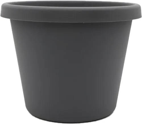 Miniatura 31 de The HC Companies Maceta redonda de plástico Prima con borde enrollado - Maceta para flores ligera y resistente a los rayos UV para hierbas y más