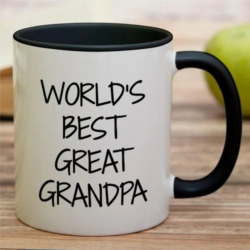Miniatura 3 de Retreez Taza divertida – The Best Dads Get Promoted to Grandpa - Tazas de café de cerámica de 11 onzas – Regalos de cumpleaños divertidos