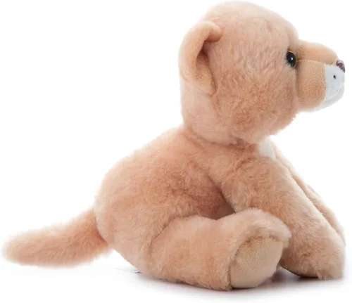 Miniatura 9 de The Petting Zoo Peluche de leona, regalos para niños, animales salvajes del zoológico Onez, juguete de peluche de leona de 9 pulgadas