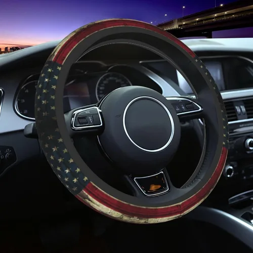 Miniatura 35 de Funda para volante MINIOZE de ojos malvados azules con luna mágica, accesorios para automóvil, linda para mujeres y niñas, universal de 15 pulgadas