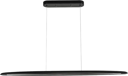 Miniatura 10 de YISDESIGN Lámpara Colgante Lineal LED de Madera de 59" 40W, Lámpara LED para Comedor Regulable, Lámpara Colgante para Comedor, Cocina, Isla, Mesa