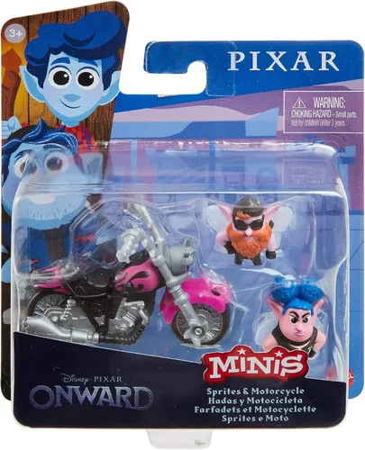 Miniatura 5 de Disney / Pixar Onward Minis Sprites & Motorcycle Figuras 2