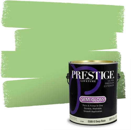 Miniatura 21 de PRESTIGE Pintura exterior e imprimación en uno, aloe, plano, 1 galón