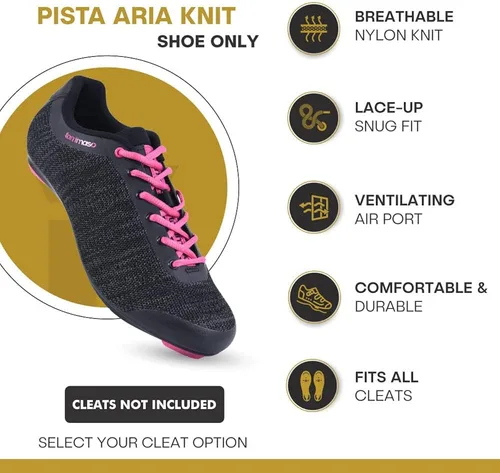 Miniatura 2 de Tommaso Pista - Tenis para bicicleta de carretera para mujer, compatible con Dual Cleat