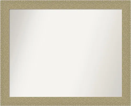 Miniatura 110 de Amanti Art Espejo de pared personalizado no biselado (24.25 x 24.25 pulgadas), marco dorado de mosaico, varios tamaños personalizados, espejo