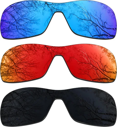 Miniatura 18 de ToughAsNails 3 pares de lentes polarizadas de repuesto para Oakley Antix Pack