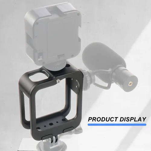 Miniatura 7 de Accesorios para Gopro Max Funda de aleación de aluminio, carcasa protectora de marco con interfaz de zapata compatible con GoPro MAX lente