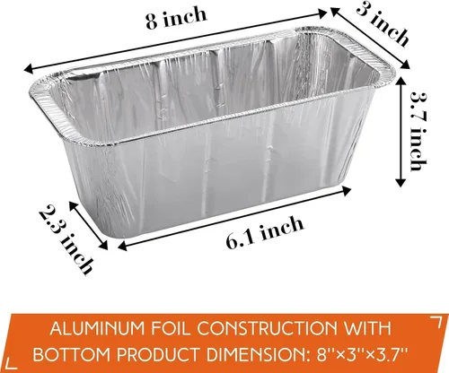 Miniatura 2 de Findful Paquete de 50 forros para bandejas de goteo para accesorios de parrilla Blackstone, bandeja de papel de aluminio desechable para 17, 22, 28