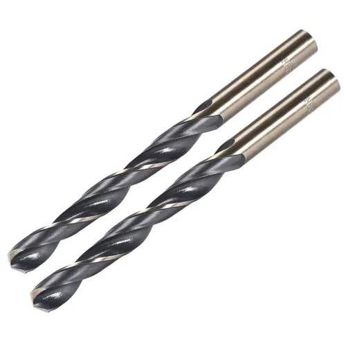 Miniatura 21 de uxcell 24 brocas de vástago recto, 0.118 in, titanio dorado y nitruro negro, acero de alta velocidad (HSS) 4341 con vástago de 0.118 in
