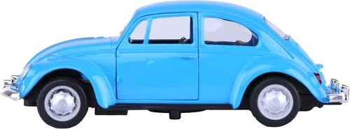 Miniatura 7 de Berry President 1967 Clásico Beetle Bug Vintage 1/32 Escala Modelo de Coche de Juguete de Metal Tirado hacia atrás para Regalo/Niños (Azul)