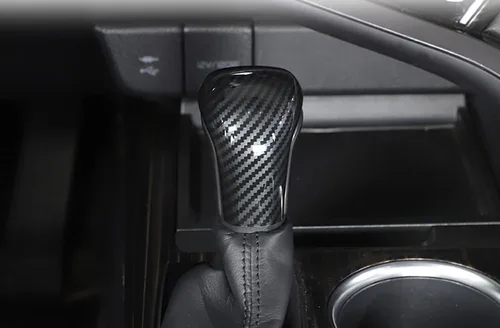 Miniatura 4 de ERIDANUS Accesorios para automóviles compatibles con Toyota Camry 2023 2022 2021 2020 2019 2018nterior Palanca de cambios (estilo fibra de carbono)