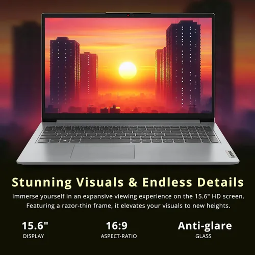 Miniatura 5 de Lenovo IdeaPad 1 - Laptop HD de 15.6 pulgadas, Intel Pentium Silver N6000, 4 GB de RAM, 288 GB de almacenamiento