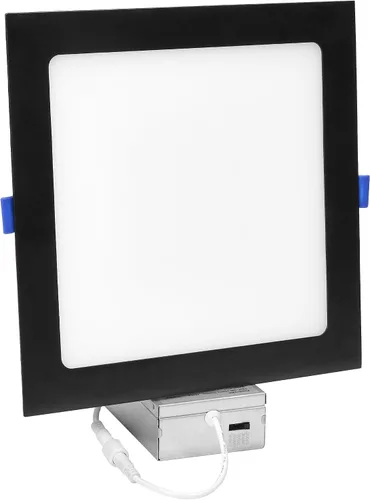 Miniatura 3 de Maxxima Foco empotrable LED cuadrado de 8 pulgadas, 5 CCT, 1400 lúmenes, panel plano delgado a color seleccionable